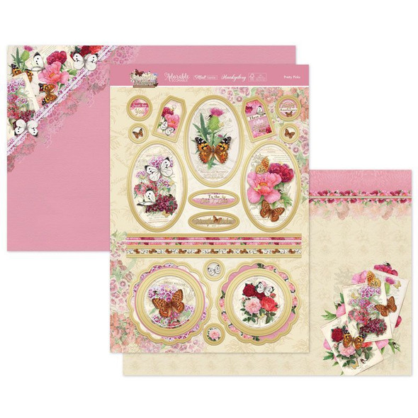 Pretty Pinks | Luxury Topper Set | Butterfly Botanica | Hunkydory - Main Image