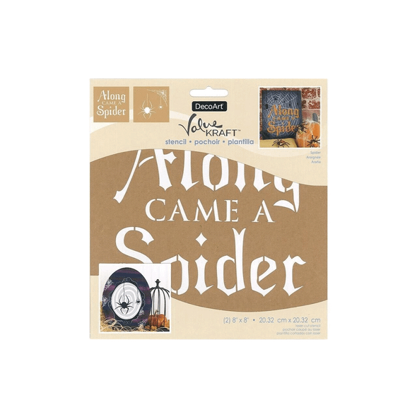 Along Came A Spider | Value Kraft Stencil | DecoArt