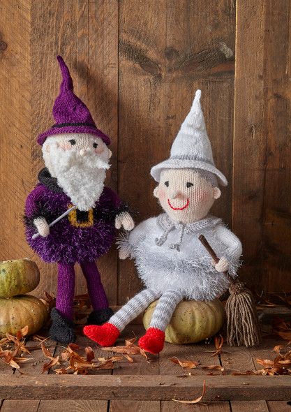 King Cole | Halloween Knits Book One | Carol Connelly - Witch and Wizard