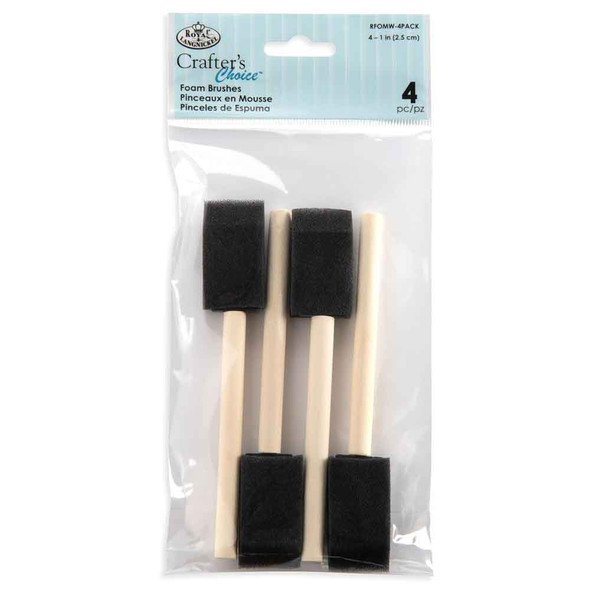 Royal & Langnickel Crafters Choice Foam Brushes | Set of 4 - Main Image