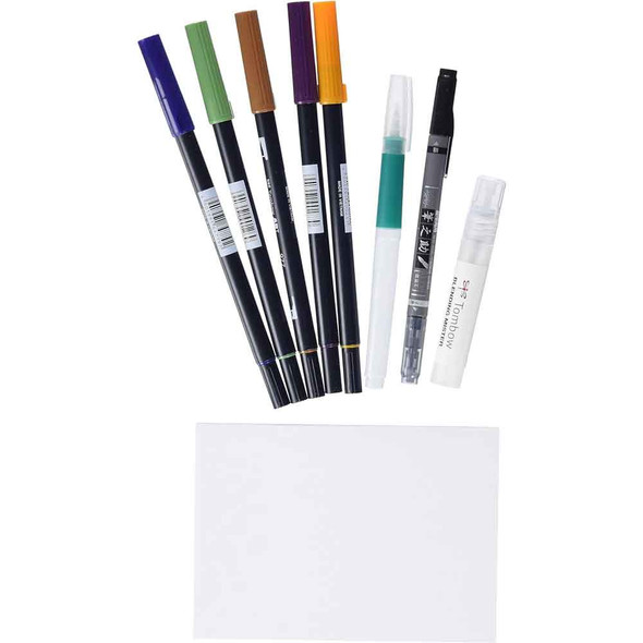 Tombow Watercolouring Pen Set | Nature