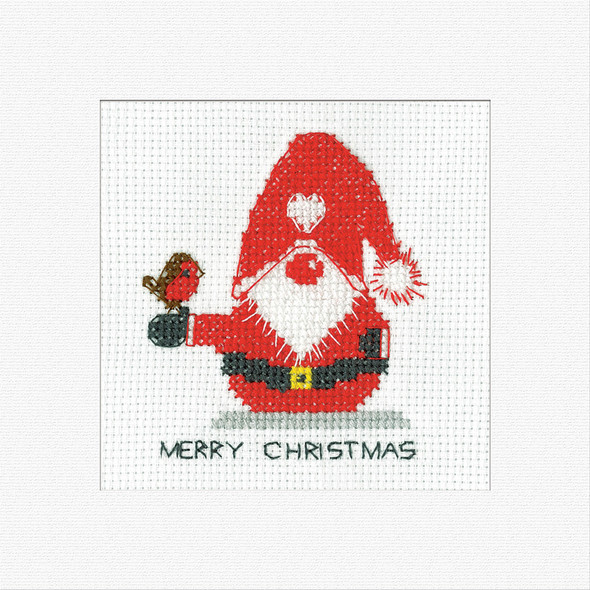  Christmas Gonk Cross Stitch Card Kits by Kirsten Roche | Father Christmas (GOGI1730)