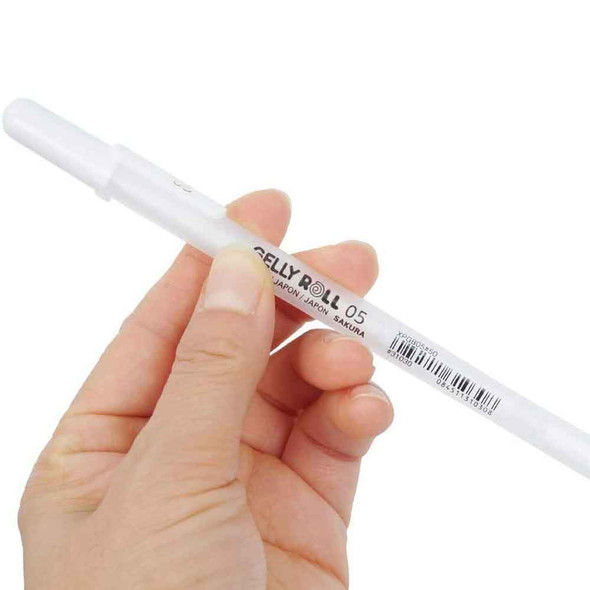 Sakura Gelly Roll Basic White Roller Ball Pens | Various Thickness