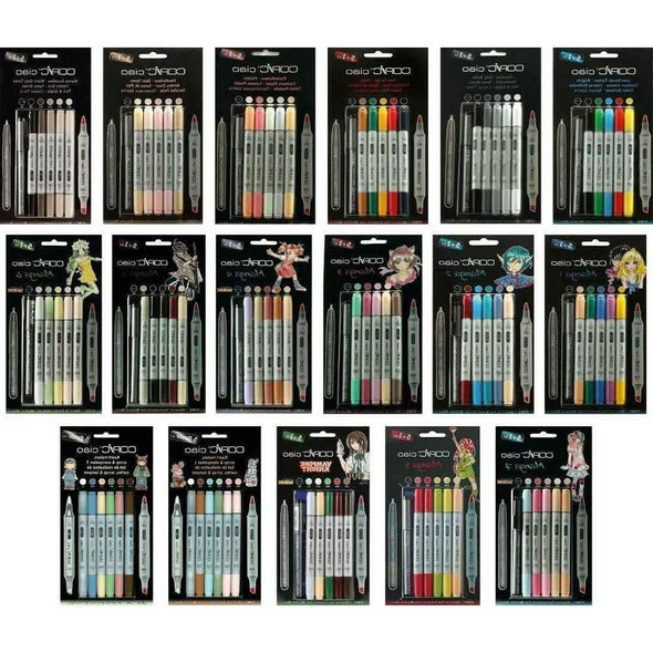 CIAO Copic Pen Sets 5+1 | Various Colour Theme