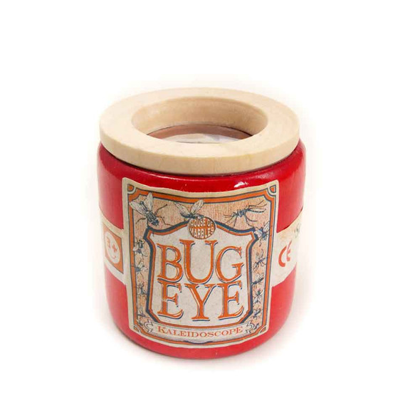 Bug Eye Wooden Kaleidoscope | Red