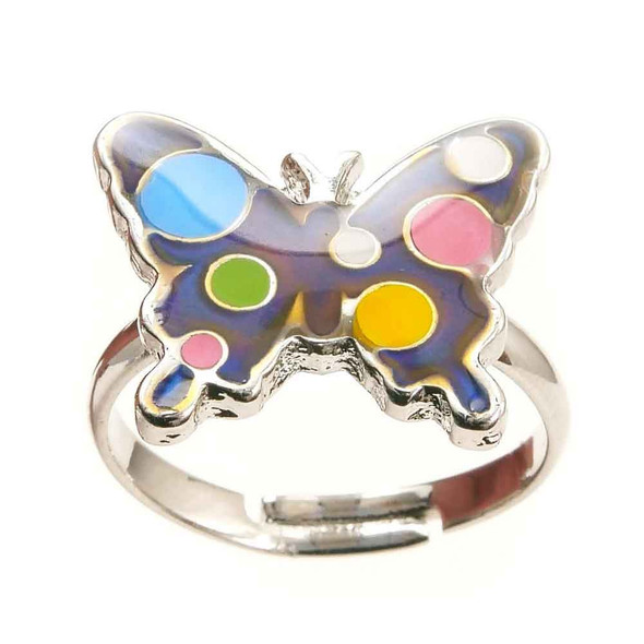 Butterfly and Sparkly Mood Rings | House of Marbles - Main Image