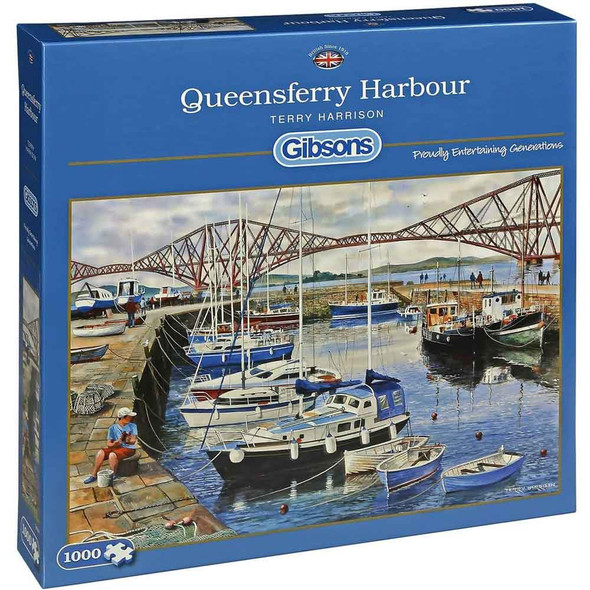 Queensferry Harbour 1000 Piece Jigsaw Puzzle