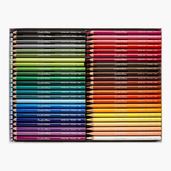 Conte A Paris Pastel Pencils - Set of 48 Assorted Colours