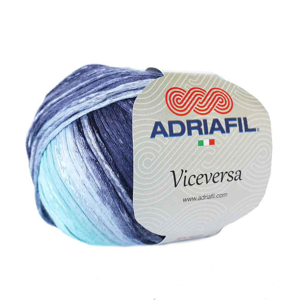 Adriafil Viceversa 4 Ply Knitting Yarn, 50g Balls | 41 The Blues