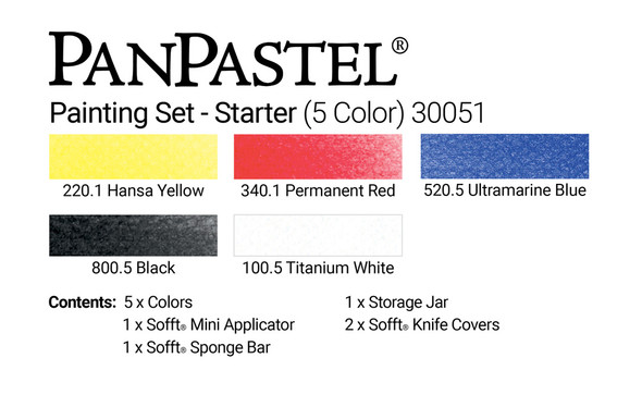 PanPastel Starter Sets | Set of 5 Colours | Intro