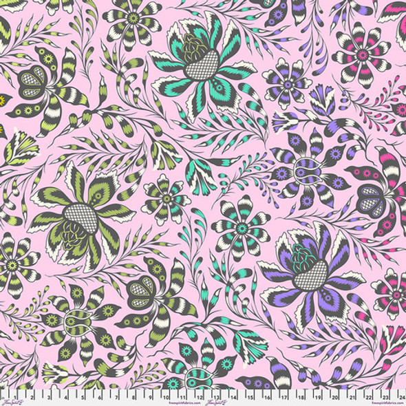 Roar! | Super Wild Vine Blush | Tula Pink | 125PWTP227.BLUSH | Free Spirit Fabrics