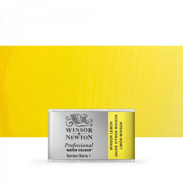 Winsor & Newton Professional Watercolours Whole Pan | Various Colours - Winsor Lemon