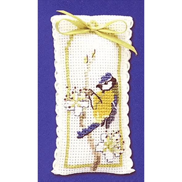 Textile Heritage | Cross Stitch Kits | Lavender Sachets | Bluetit
