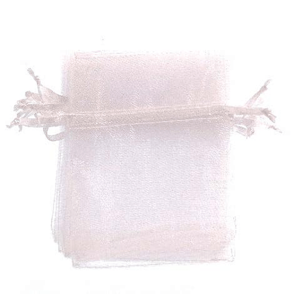 Habico | Organza Bags | 10pk | 8 X 10 cm - White