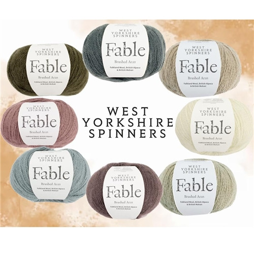 West Yorkshire Spinners | Fable Brushed Aran | 12 Colourways