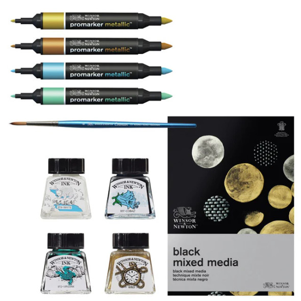 Winsor & Newton | Mixed Media | Metallic Set | 10pc
