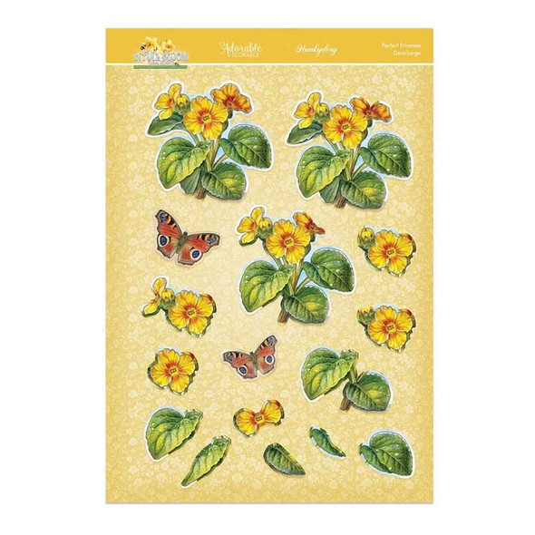 Perfect Primrose | In Full Bloom, Deo-Large Decoupage Range | Hunkydory