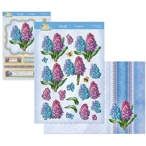 Heavenly Hyacinth from In Full Bloom, Deo-Large Decoupage Range by Hunkydory