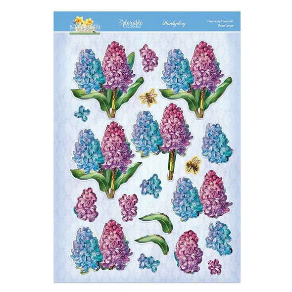 Heavenly Hyacinth | In Full Bloom, Deo-Large Decoupage Range | Hunkydory