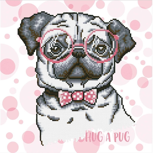 Hug a Pug | Diamond Dotz, Diamond Painting Kit