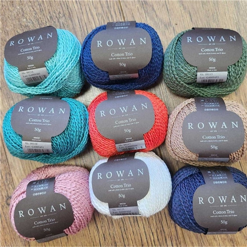 Rowan | Cotton Trio | A Beautiful Choice of 10 Gorgeous Colours