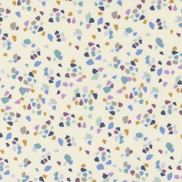 Shimmering Seaglass on Oyster | Seaglass Summer | Sweetfire Road | 431885-11 | Moda