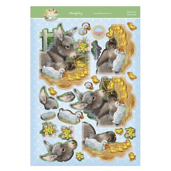 Family Time | Hello Spring, Deo-Large Decoupage Range | Hunkydory