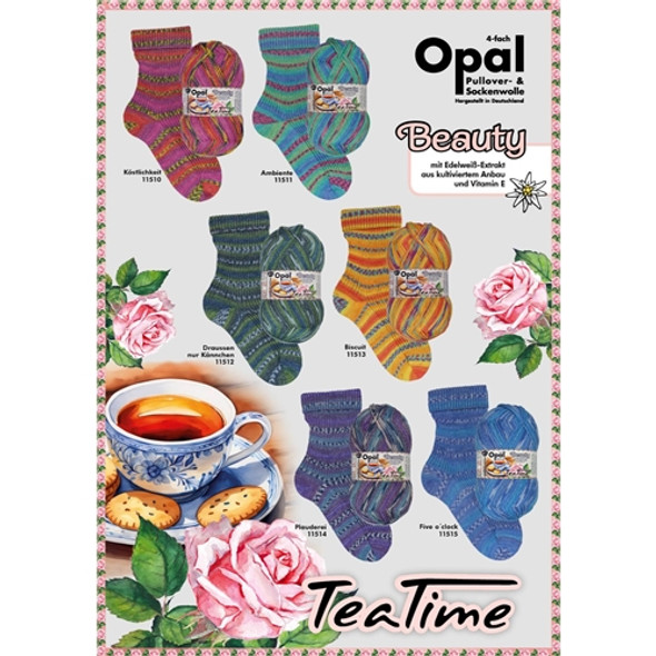 Opal 4ply Sock Yarn | Beauty | Tea Time | Various Colours