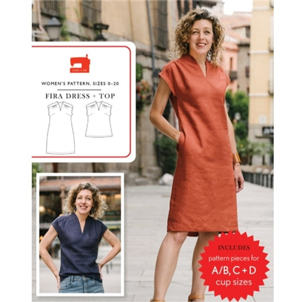 Fira Dress & Top | Pattern by Liesl + Co | Sizes 0-20