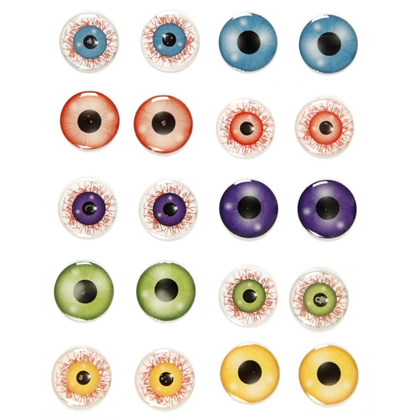 Creepy 3D Eye Stickers | 20 Stickers | Creativ Company