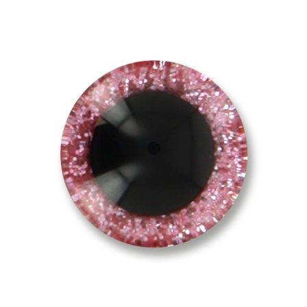 King cole | Glitter Toy Safety Eyes | 14mm| Pink