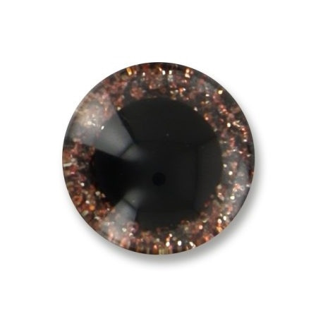 King cole | Glitter Toy Safety Eyes | 14mm | Brown