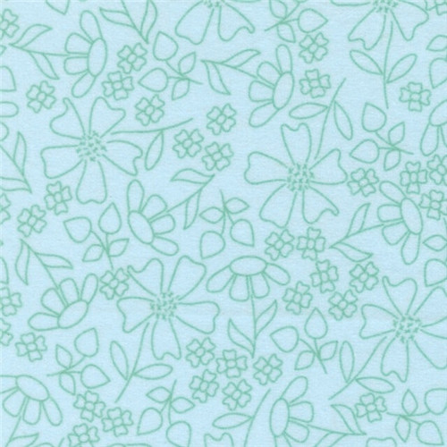 Flowers on Sky | Sherbet Sunshine Flannel | Corey Yoder | 29223 21F | Moda
