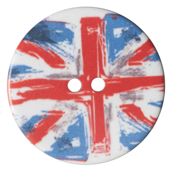28mm Union Jack Buttons | ABC Buttons