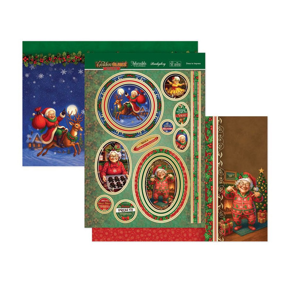 Dress to Impress | Luxury Topper Set | Golden Oldies Festive Fun! | Hunkydory