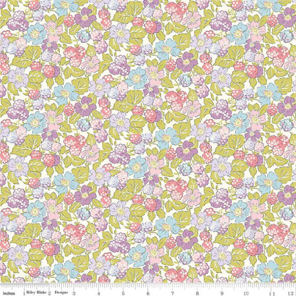 A Postcard From the Highlands | Raspberry Forage | 359A | Liberty Fabrics