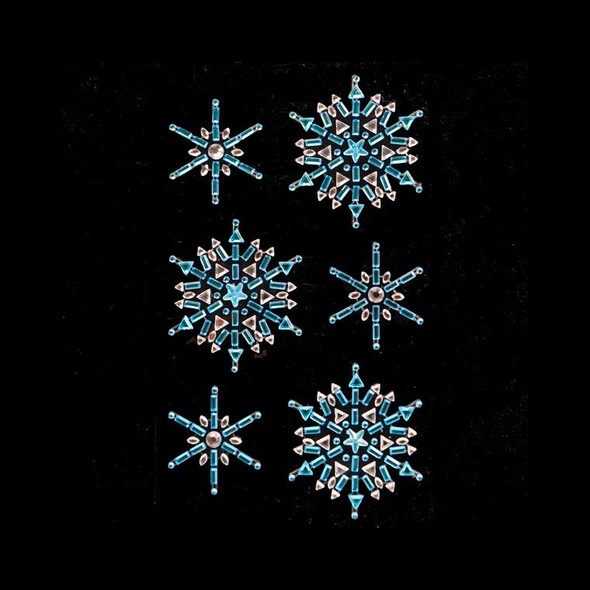 Snowflake Gem Stickers | 6pcs | Signature Collection