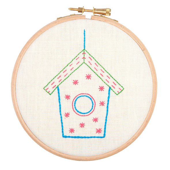 Birdhouse | Anchor Hoop Embroidery Kit | Anchor
