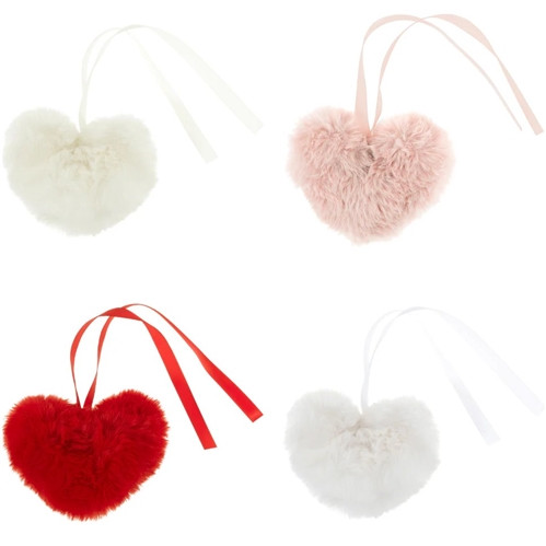 Trimits Heart Faux Fur Pom Pom | Various Colours