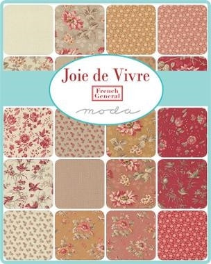Joie De Vivre By French General | Fat Eighths Bundle | 36 9" x 22" Pieces | Moda