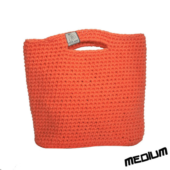 Crocheted "Hitabag" Bag Pattern, Medium Size | Adriafil Navy