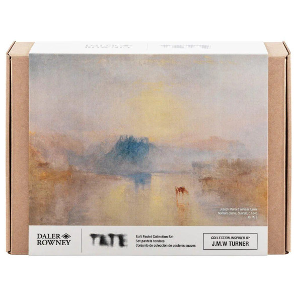 Artists’ Soft Pastels 12pc Tate Set – J. M. W. Turner, Norham Castle, Sunrise