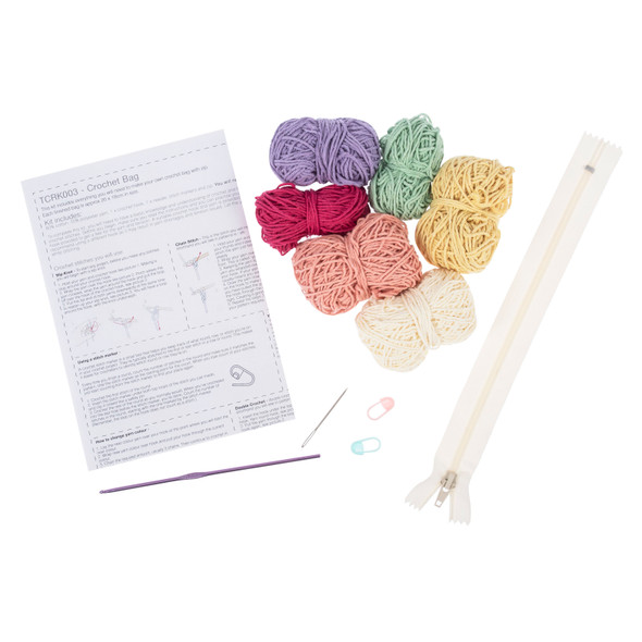 Cute Crochet Kit | Bag with Zip