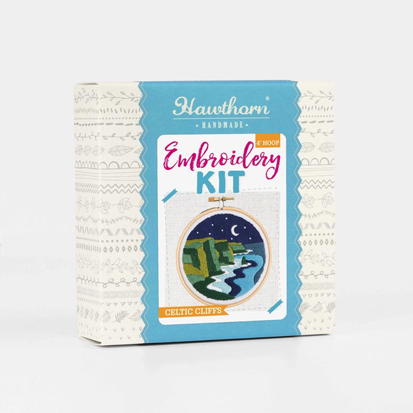 Mini Embroidery Kit - Celtic Cliffs | Hawthorn Handmade