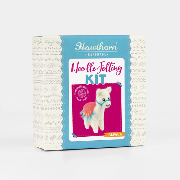 Mini Alpaca Complete Needle Felting Kit | Hawthorn Handmade