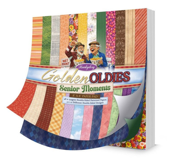Golden Oldies Senior Moments  8" x 8" Paper Pad