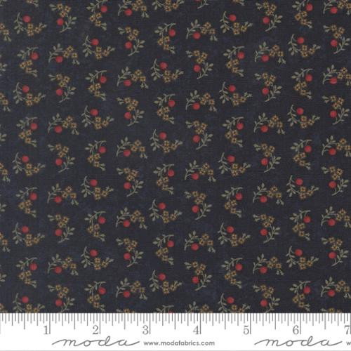 Little Flower Branches on Indigo | 9834-14 | Quail Run | Kansas Troubles | Moda