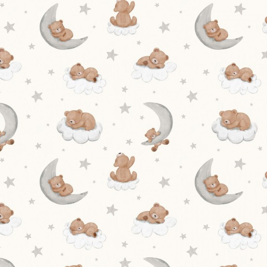 Skyward Dreams By Mel Armstrong| 8219-02 - Dreamy Teddies Cream | Nutex