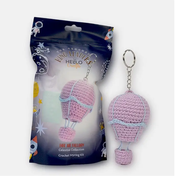 Ringleaders Keyring Crochet Kit | Hot Air Balloon