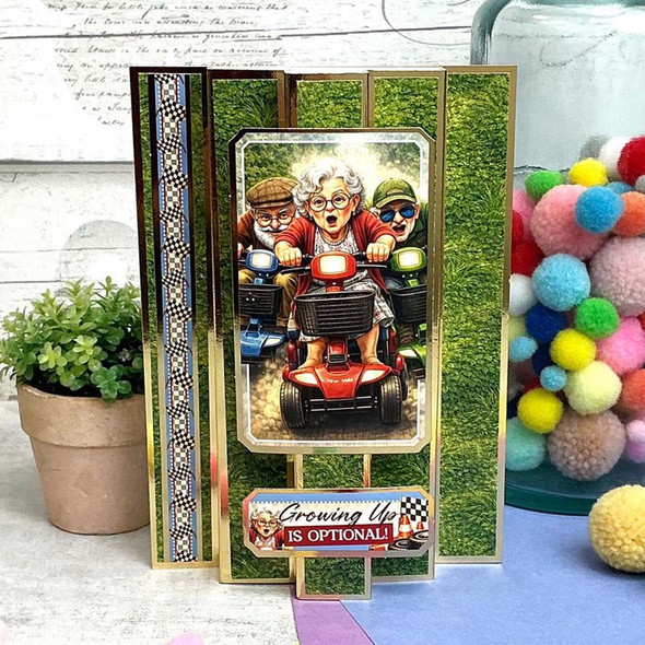 Growing Up is Optional | Golden Oldies Senior Moments Topper Sheet | Hunkydory